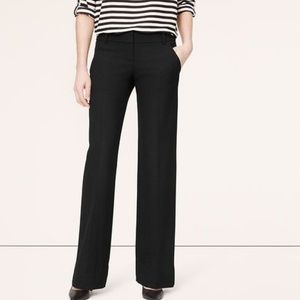 Brand New LOFT Petite Wide Leg Trousers Black